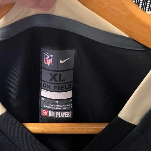 NFL Black and Gold Drew Brees On-Field Jersey - Picture 2 of 5